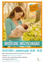 Plakat promujący zajęcia w bibliotece